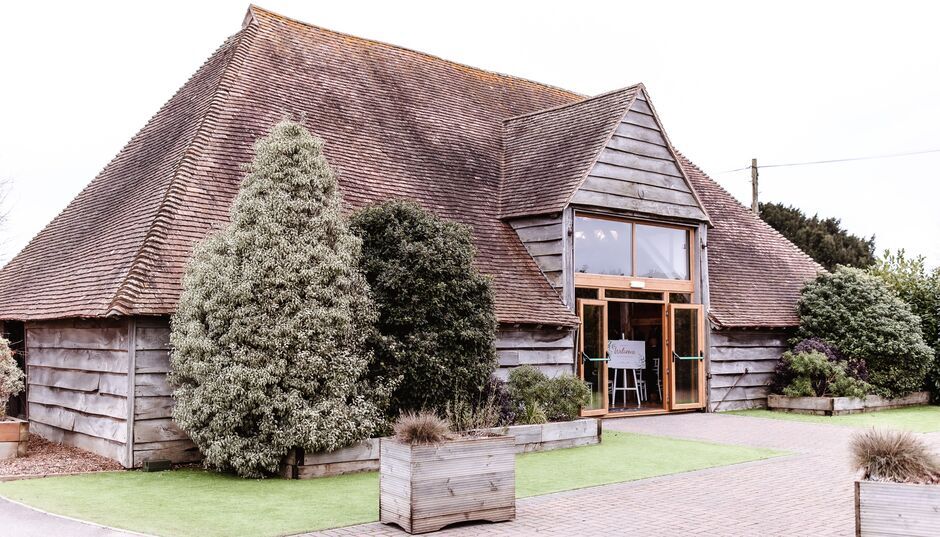 Grade II 18th century barn wedding venue at Skylark Country Club in Fareham, Hampshire